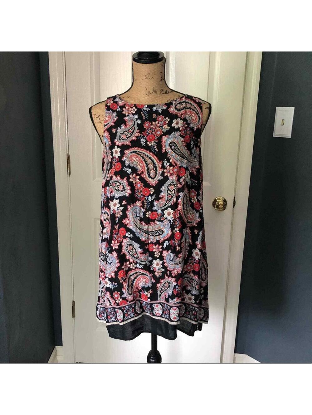 J.Jill Paisley Tunic with split back detail